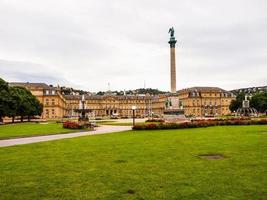 hdr schlossplatz slottstorget stuttgart foto