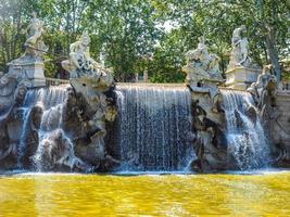 hdr fontana dei mesi i Turin foto