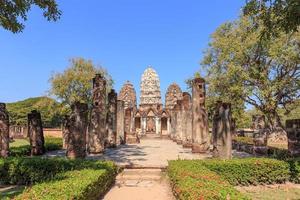 wat si sawai, shukhothai historisk park, thailand foto