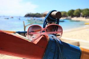 solglasögon för kvinnor på ön Lembongan, Indonesien foto