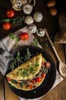 rustik omelett foto
