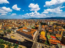 hdr flygfoto över turin foto