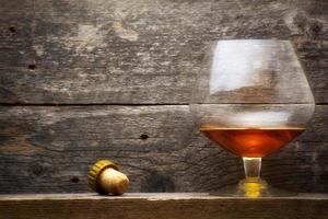 whisky bourbon i ett glas