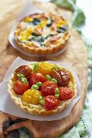 quiche med tomater