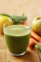 hemlagad vegansk grön juice