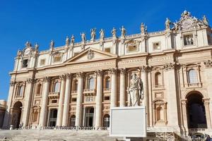 Vatikanen, Italien - 16 oktober 2021 utsikt över Saint Paul's Cathedral foto