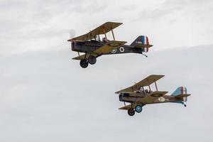 Shoreham vid havet, West Sussex, Storbritannien, 2011. Great War Display Team - raf se5a foto