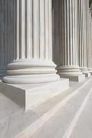 högsta domstolen i USA: s kolumner rad foto