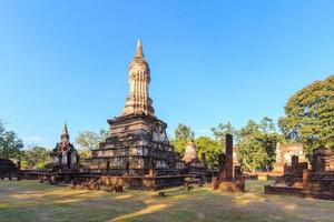 wat chedi chet thaeo, sri satchanalai historiska park, thailand foto