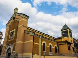 hdr santa agnese kyrka i turin foto