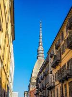 hdr mole antonelliana i turin foto