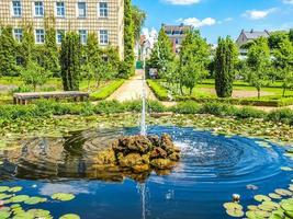 hdr prince georg garden i darmstadt foto