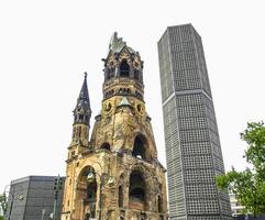 hdr bombade kyrkan, berlin foto