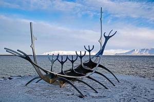 reykjavik, island, 2016. sun voyager foto