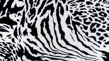 textur av print tyg randig zebra och leopard för bakgrund foto