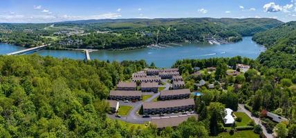 Townhouse-utveckling vid cheat lake i Morgantown West Virginia foto