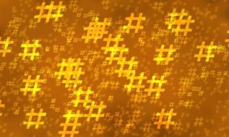 orange hashtag slumpmässigt mönster bakgrund. illustration. foto
