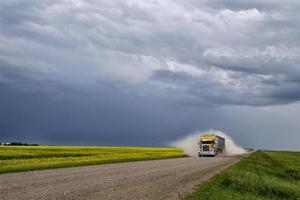 prairie storm moln kanada foto