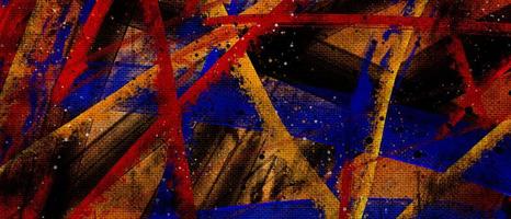 abstrakt oljemålning bakgrund med frihandsteknik foto