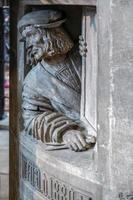 Wien, Österrike, 2014. staty i St Stephans katedral foto