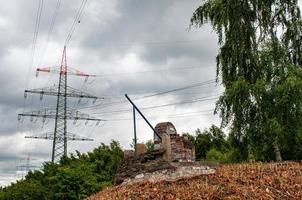 övergiven industrifabrik i duisburg, tyskland foto