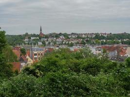 flensburg stad i tyskland foto