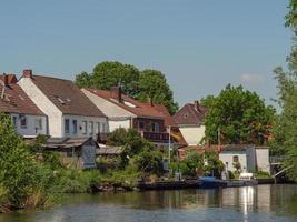 den gamla staden friedrichstadt i tyskland foto