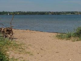 Östersjön nära flensburg i tyskland foto