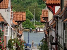 flensburg stad i tyskland foto