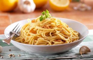 spaghetti med citron foto