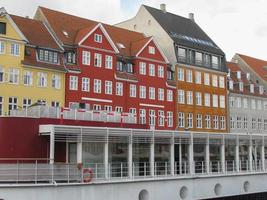 utsikt över staden köpenhamn i danmark foto