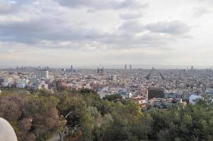 utsikt över barcelona foto