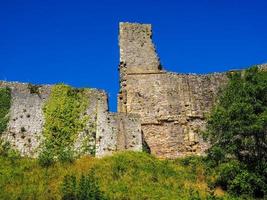 hdr Chepstow slottsruin i Chepstow foto