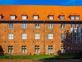 hdr utsikt över staden Lübeck foto