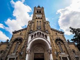 hdr santa rita da cascia kyrka i turin foto