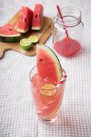 vattenmelon drink foto