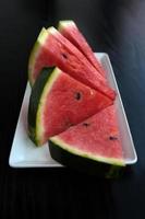 bitar av vattenmelon