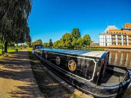 hdr river avon i stratford upon avon foto