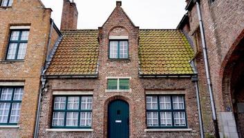 historisk arkitektur i brugge, belgien, europa belgien foto