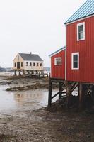 strandhus vid lågvatten foto