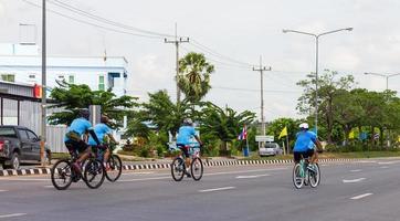 cykla för hälsan i thailand. foto