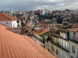 floden douro och staden Porto foto