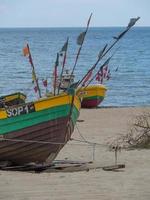 stranden i sopot i Polen foto