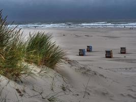 stranden i juist i tyskland foto