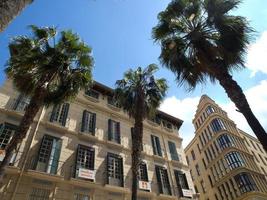 malaga stad i spanien foto