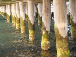 stranden i sopot i Polen foto