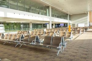 modern flygplats väntar hall interiör