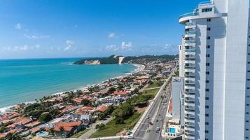 natal, rio grande do norte, brasilien, cirka maj 2019, vacker flygbild över staden natal, rio grande do norte, brasilien. foto