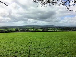 utsikt över Cornwalls landsbygd nära dartmoor foto
