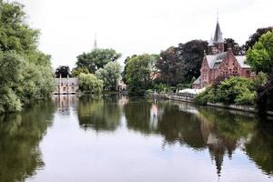 utsikt över Brugge i Belgien foto